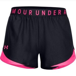Under Armour Play Up 3.0 Black And Pink Women’s Shorts